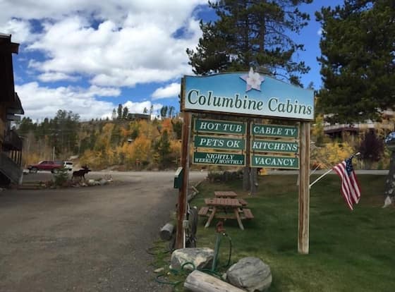 Columbine Cabins allows check-in for 18 year-old guests