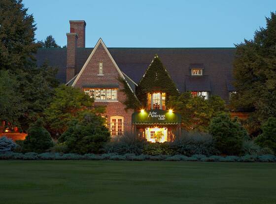 The American Club allows check-in for 18 year-old guests