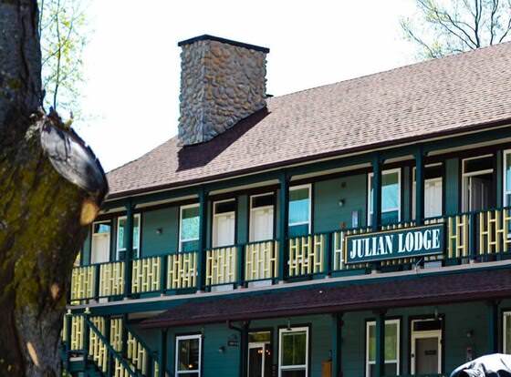 The Julian Lodge allows check-in for 18 year-old guests