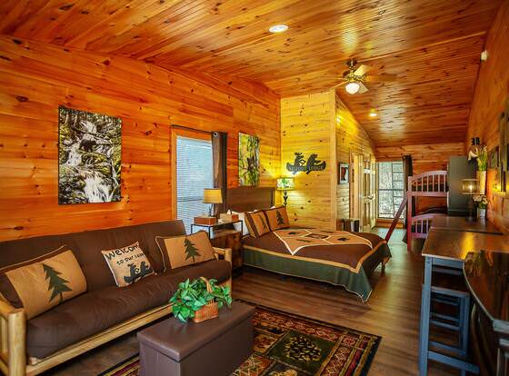 Bigfoot Lodge Room One allows check-in for 18 year-old guests