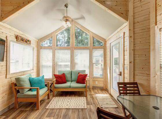 Sheltered Nook Tiny Homes on Tillamook Bay allows check-in for 18 year-old guests