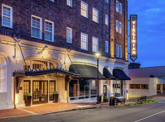 The Virginian Lynchburg Curio Collection allows check-in for 18 year-old guests