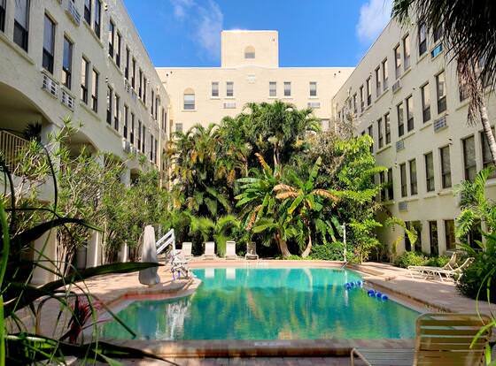 Designer Decorated Palm Beach Hotel NEW allows check-in for 18 year-old guests